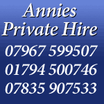 Annies Private Hire Romsey